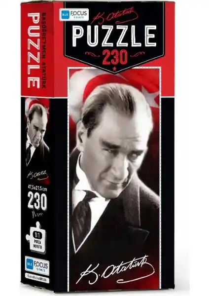 Blue Focus Başöğretmen Atatürk 230 Parça Puzzle ile Eğitim ve Kültürel Değerler
