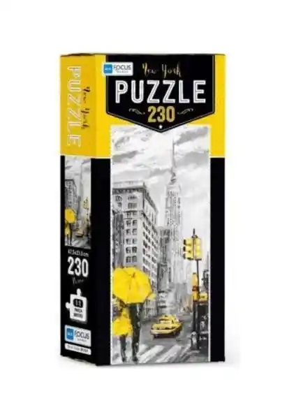 Blue Focus New York 230 Parça Puzzle - Eğlence ve Zeka Geliştirici Aktivite
