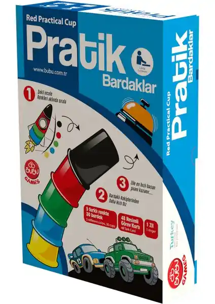 Bubu Pratik Bardaklar: Hız ve Beceri Geliştiren Eğlenceli Masa Oyunu