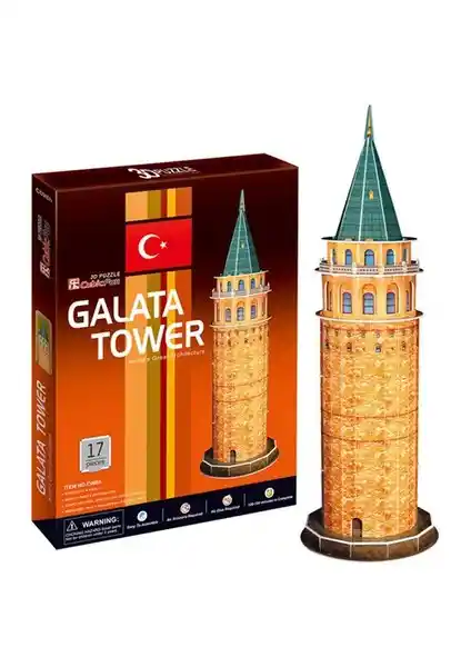 Cubic Fun 3D Puzzle Galata Kulesi Modeli İstanbul'un Tarihi Simgesi