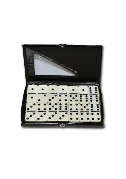 Dahice Çantalı Domino Oyunu Büyük Boy - Dayanıklı Malzeme ve Estetik Tasarım ile Eğlence