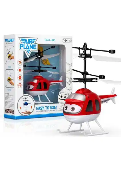 Dake Elektrikli Oyuncak Helikopter Kırmızı: Kızılötesi Teknolojiyle Eğlence ve Dayanıklılık