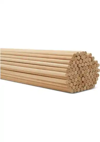 Doğal Bambu Ahşap Çubuklar Hobi ve El Sanatları İçin Çok Amaçlı Kullanım İmkanı Sunar