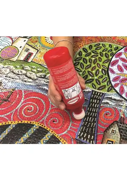 Educa 17193 Yeni Fix Puzzle Yapıştırıcısı 250 ml Güvenilir ve Pratik Kullanım İçin Uygun