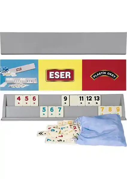 Eser Plastik Okey Takımı Büyük Boy: Dayanıklı Malzemelerle Eğlenceli Oyun Deneyimi