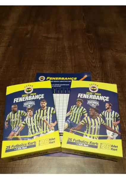 Fenerbahçe 2022-2023 Sezonu İmzalı Futbolcu Kartları ve Koleksiyon Seti