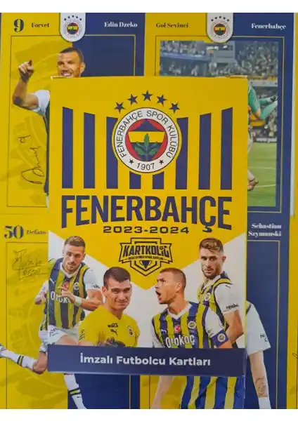 Fenerbahçe 2023-2024 Sezonu İmzalı Futbolcu Kartları Koleksiyonu ve Detayları
