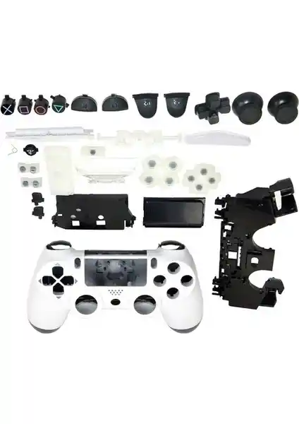 Feza V1 Full Set Kol Kasa Takımı PS4 Beyaz Yedek Parça ve Estetik Çözüm