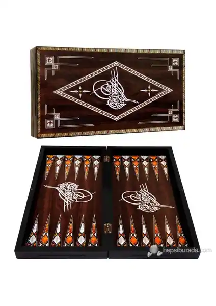 Geleneksel Osmanlı Motifleriyle Tasarlanmış Antik Sedef Tavla Ürün Özellikleri ve Dekoratif Kullanımı