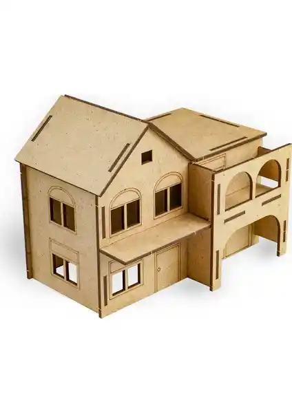 Giftölye Maket Konak: Detaylı Ahşap Dekorasyon Modeli ve Üretim Teknikleri