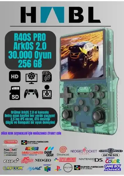 HABL Retro Arcade R40S Pro Arkos 2.0: Modern Teknolojiyle Nostaljik Oyun Deneyimi