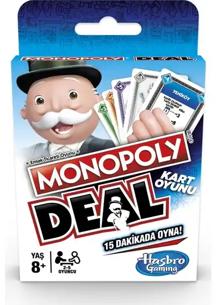 Hasbro Gaming Monopoly Deal: Hızlı ve Stratejik Masa Oyunu Seçenekleri