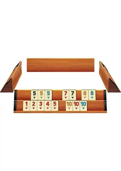 Heticaret Kervan Büyük Ahşap Okey Takımı: Estetik ve Dayanıklılık Sunan Oyun Seti