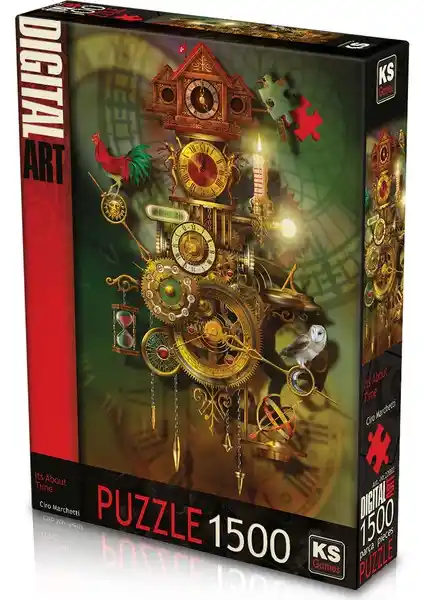 It’s About Time 1500 Parça Puzzle Ciro Marchetti Tasarımı Detaylı ve Zorlu Puzzle Koleksiyoncular İçin