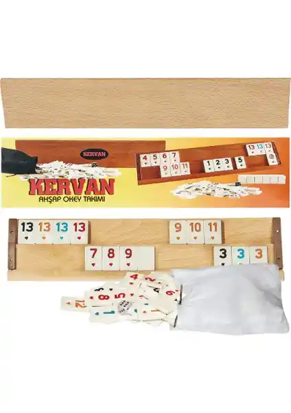 Kervan Ağaç Okey Takımı: Geleneksel Türk Oyununu Modern ve Dayanıklı Tasarım