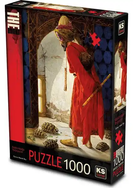 KS Games 1000 Parça Puzzle Kaplumbağa Terbiyecisi Detaylı ve Renkli Görsel İçeriğiyle Zorluk Seviyesi Orta