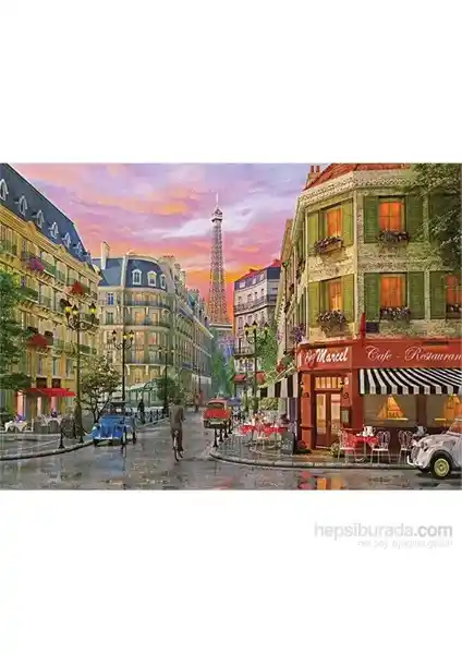 KS Games 1000 Parçalık Rue Paris Yapbozuyla Paris'in Romantik Atmosferini Yakalayın