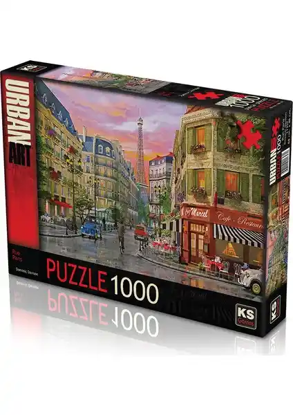 KS Games 1000 Rue Paris Puzzle - Detaylı ve Yüksek Kaliteli Şehir Temalı Puzzle