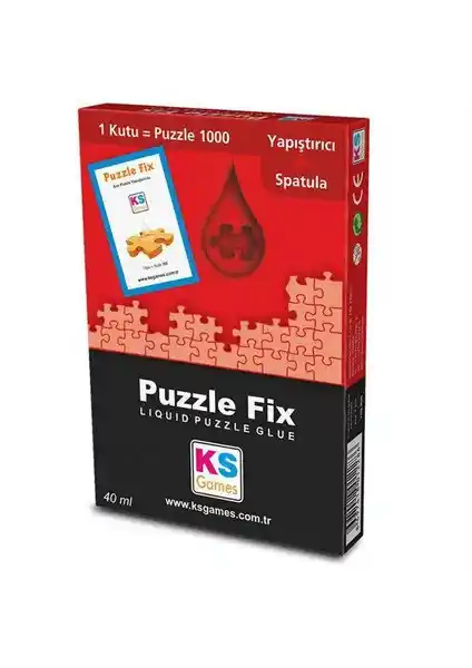 KS Games 3x1000 Parçalık Puzzle Yapıştırıcısı Seti Yüksek Kalite ve Kolay Uygulama