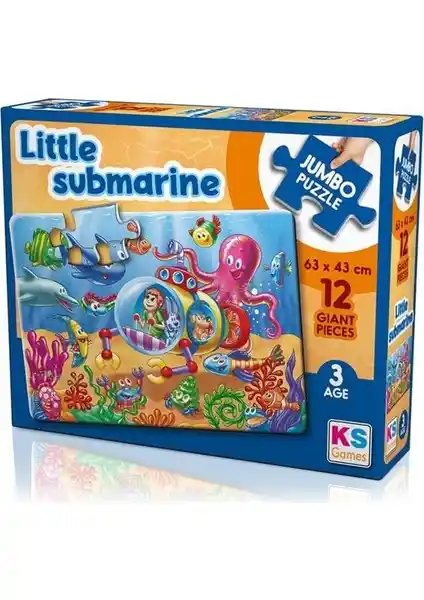 KS Games Little Submarine Jumbo Boy Puzzle: Eğitici ve Güvenli Çocuk Oyuncağı