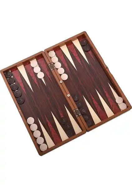 KS Games Master Classic Tavla Ceviz: Şık ve Dayanıklı Profesyonel Tavla Tasarımı