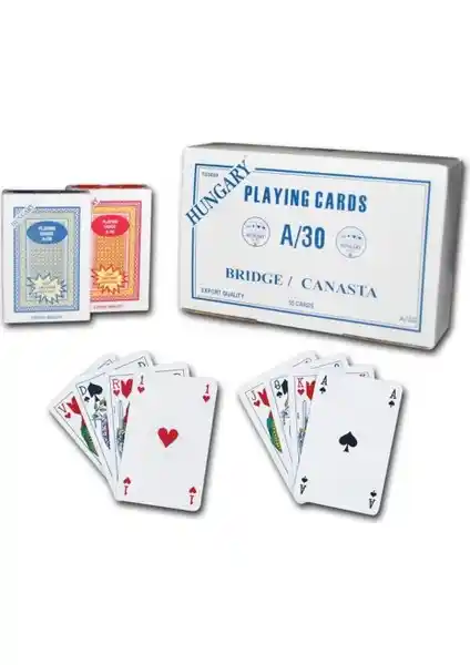 Macar A30 İskambil Oyun Kağıdı Profesyonel Kalite ve Dayanıklılık Sunar