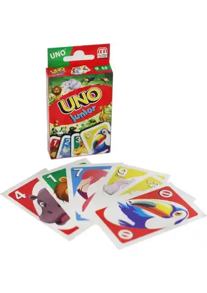 Mattel Uno Junior Çocuklar İçin Renkli ve Öğretici Kart Oyunu