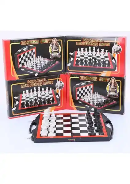Miajima Büyük Boy Çantalı Satranç Takımı Dayanıklı ve Güvenli Saklama Özelliğiyle