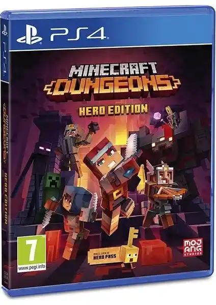 Minecraft Dungeons PS4: Çok Oyunculu Stratejik Macera Oyunu Sınırlı Stokla Satışta