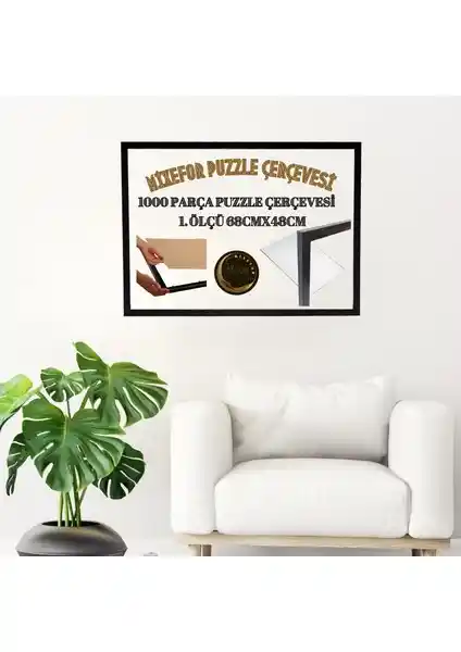 Mixefor Puzzle Çerçevesi: Estetik ve Dayanıklı Yapboz Sergileme Çözümü