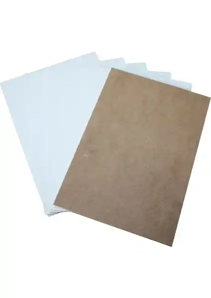 Mobilreyon 5'li A4 MDF Panel Beyaz Ofis ve Ev Evrak Düzenleyici