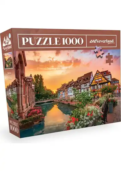 Neverland 1000 Parça Colmar Puzzle: Yüksek Kaliteli ve Detaylı Dekoratif Puzzle Seti