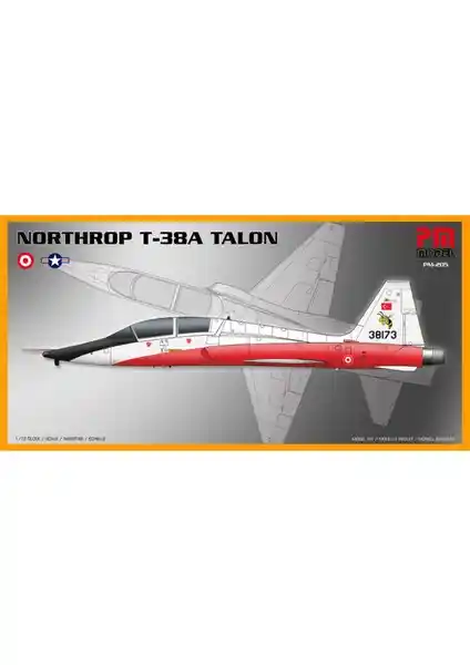 Northrop T-38A Plastik Maket: Detaylı ve Özelleştirilebilir Eğitim Uçağı Modeli İncelemesi