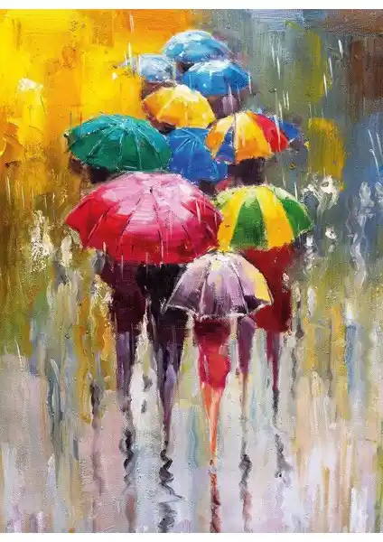 Nova Puzzle 1000 Parça Yağmurlu Bir Gün - Sanatsal ve Dayanıklı Puzzle Koleksiyonu