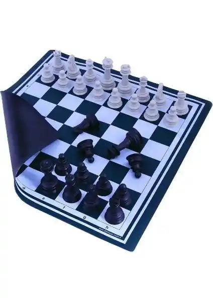 Okullara Özel Rulo Satranç Takımı - Dayanıklı ve Taşınabilir Eğitim Seti