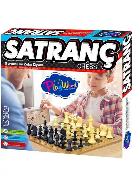 Playwood Ahşap Satranç: Estetik ve Dayanıklı Ahşap Malzemeden Strateji Oyunu