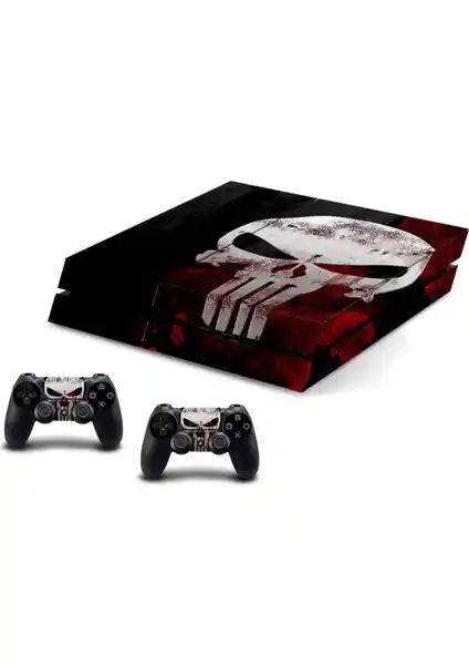 PS4 Fat Punisher Sticker Seti ile Konsolunuza Şık ve Kişisel Dokunuşlar Ekleyin