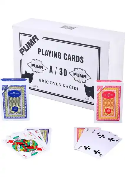 Puma Oyun Kağıdı 12 Deste Kutusu: Uygun Fiyatlı ve Kalite Sorunları Olan Kart Seti