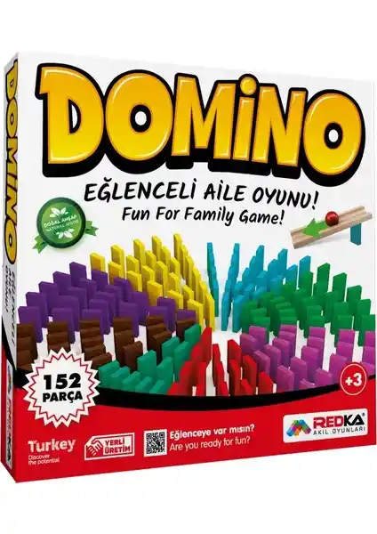 Redka Domino Oyunu: Çocukların Yaratıcılığını ve Dikkatini Geliştiren Renkli Ahşap Oyun