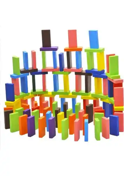 Renkli Domino Taşlar 360 Parça: Çocuklar İçin Eğlenceli ve Geliştirici Oyun Seti