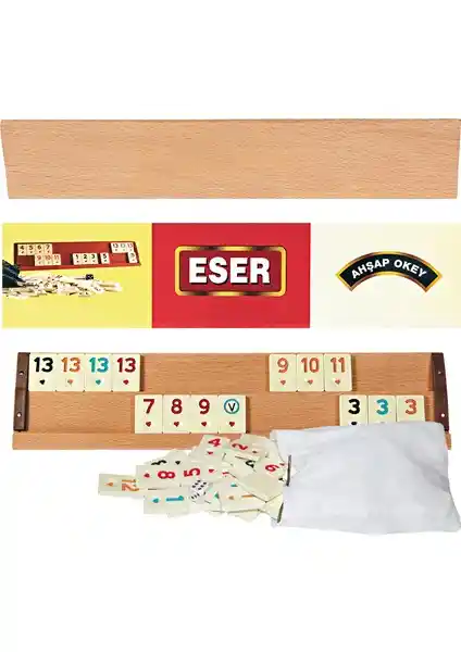 Sedef Okey Eser Ağaç Büyük Boy Okey: Kaliteli ve Estetik Tasarım ile Geniş Alanlara Uygun