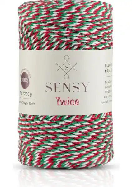 Sensy Premium 200 Metre 200 G Paket İp: Çok Yönlü ve Dayanıklı Dekoratif Malzeme