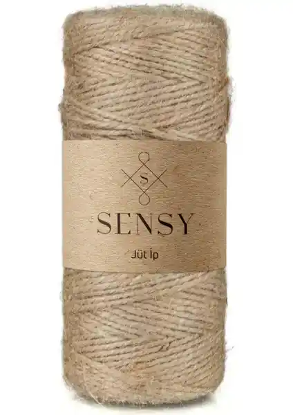 Sensy Premium Jüt İp: Dayanıklı ve Doğal Dekorasyon ve El İşi Malzemesi