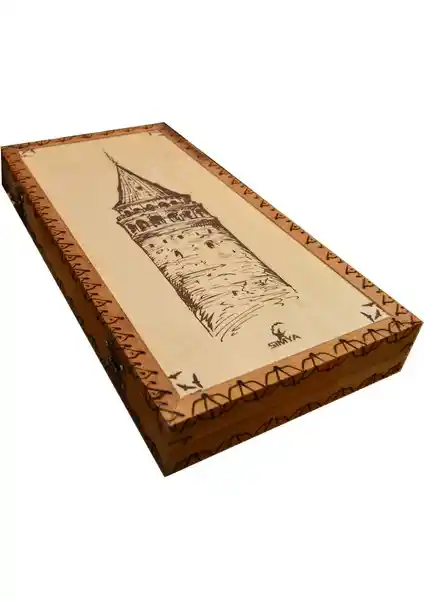 Simya Galata Kulesi Yakma Tavla: El İşçiliği ve Doğal Malzemelerin Buluşması