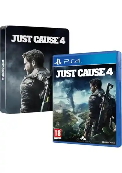 Square Enix Just Cause 4 Steelbook PS4 Oyunu: Macera ve Aksiyonun En Üst Seviyesi