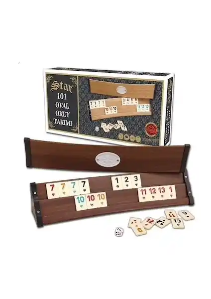 Star 101 Oval Okey Takımı: Dayanıklı ve Hijyenik Masa Oyunu Seçenekleri