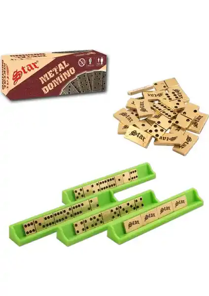 Star Domino Zamak Metal: Dayanıklı ve Şık Metal Domino Seti İle Eğlence Deneyimi