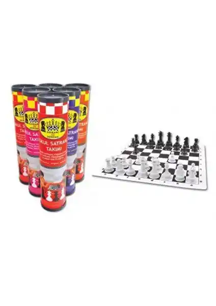 Star Oyun Satranç Dünyası Rulo Silindir Seti: Taşıması Kolay ve Dayanıklı Satranç Takımı