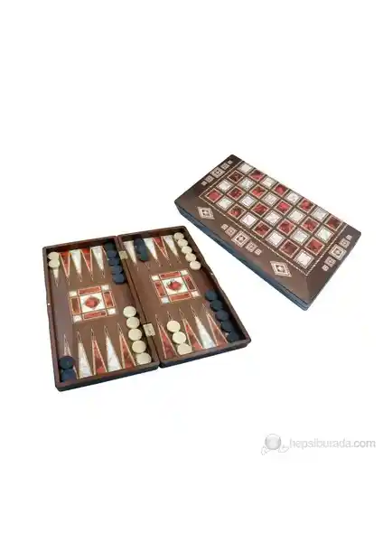 Star Polyester Sedef Tavla Büyük Boy Modern Tasarım ve Geleneksel Oyun Keyfi