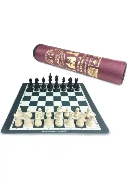 Star Rulo Turnuva Okul Satranç Takımı Yeşil - Dayanıklı ve Standart Boyutlarda Eğitim ve Turnuva Kullanımı İçin